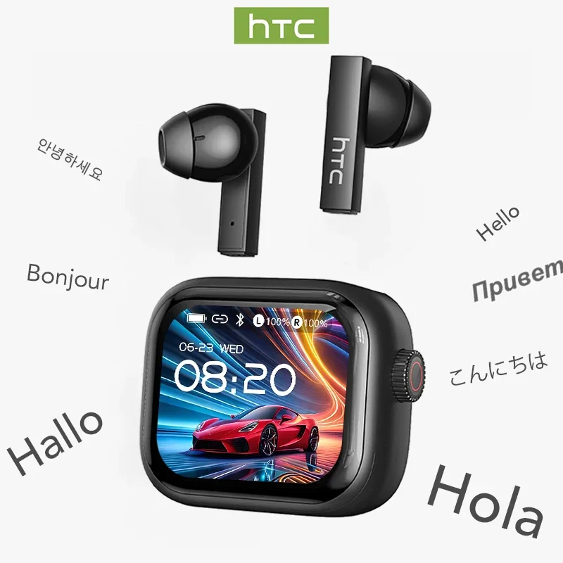 Open Ear Air Conduction Headphones - [Tela Ultra HD] HTC NE40 Fones