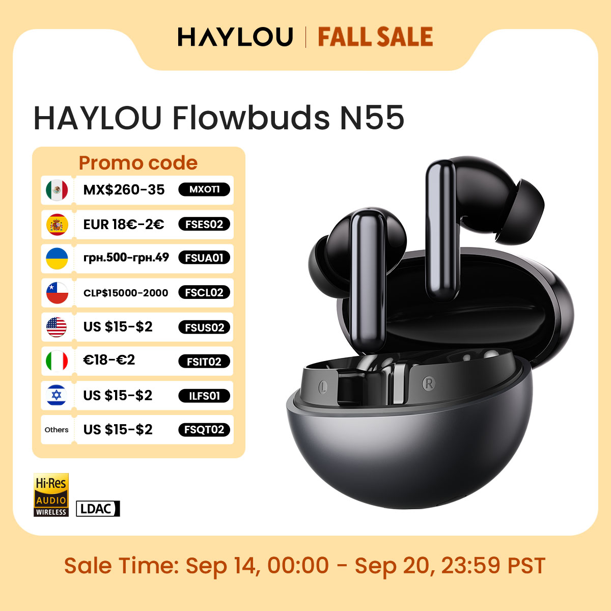 Type C Wired Earphones With Mic - Fones de Ouvido Sem Fio HAYLOU