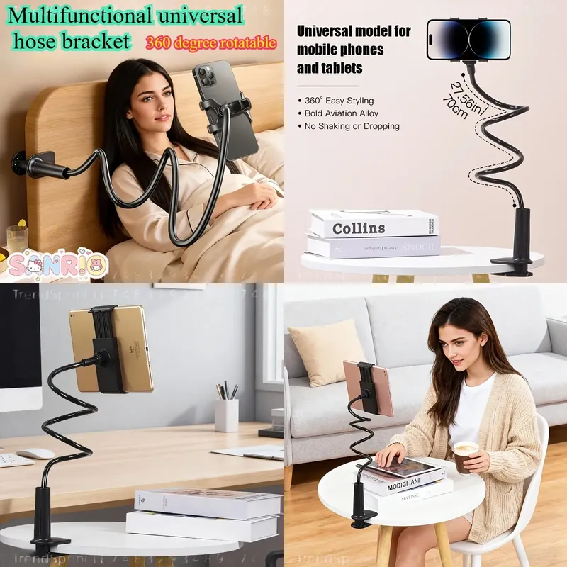 Tablets - Suporte de Telefone com Mangueira Flexível
