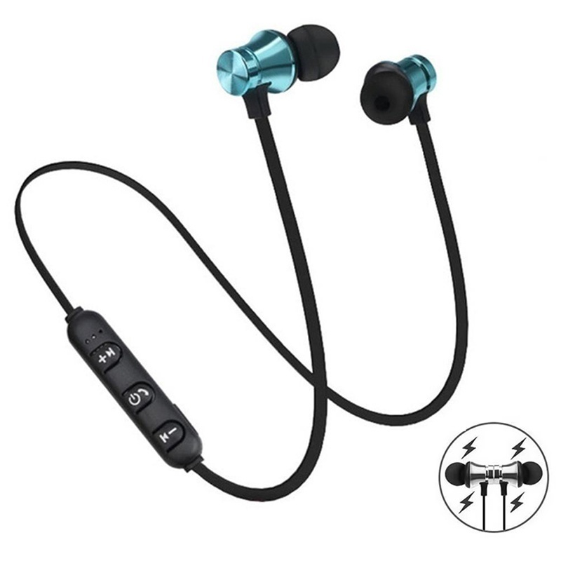 Magnetic Neckband Sports Earphones - Fones de ouvido intra-auriculares com alça