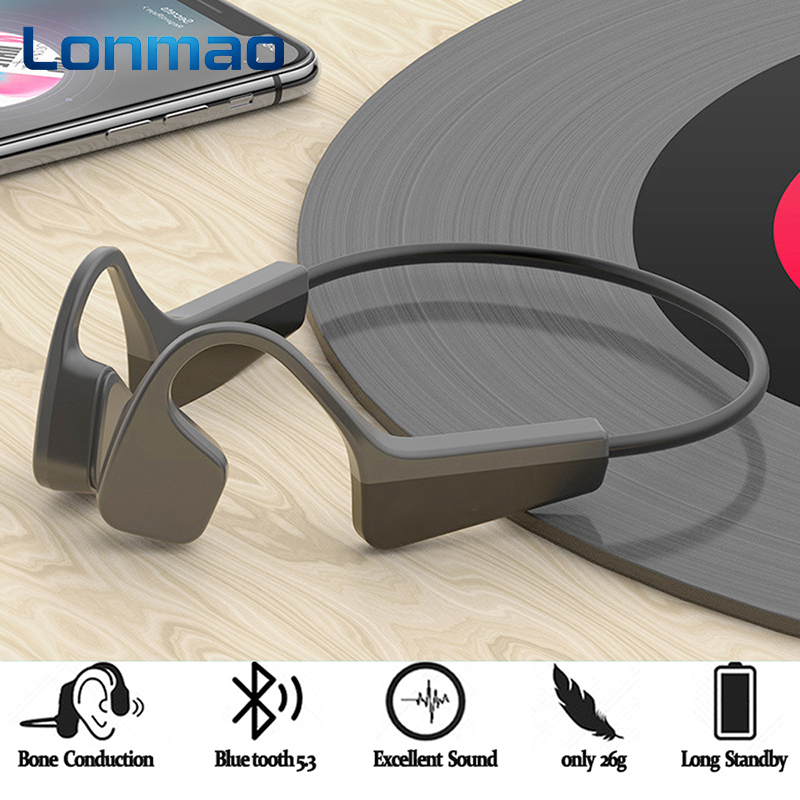 Bone Conduction Running Headphones - Fones de Ouvido Sem Fio por