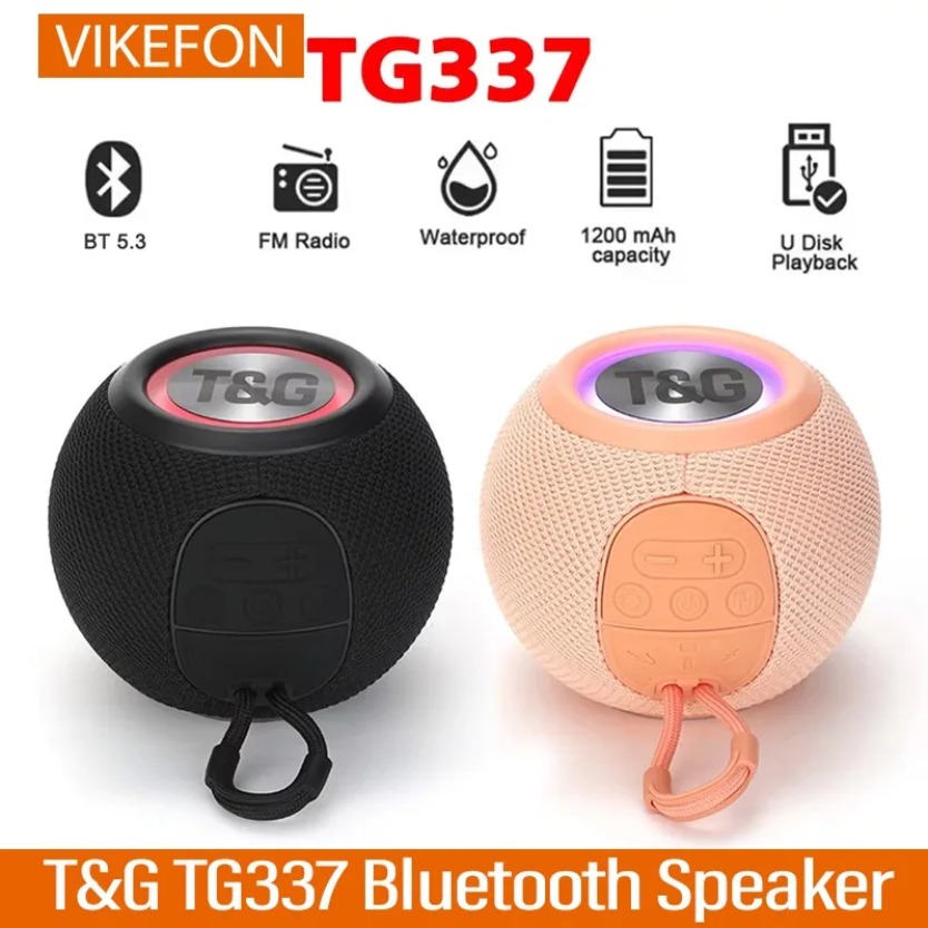 TG337 TWS Alto-falante Bluetoo - Portable Bluetooth Speaker Waterproof Ipx7 avaliação e preço