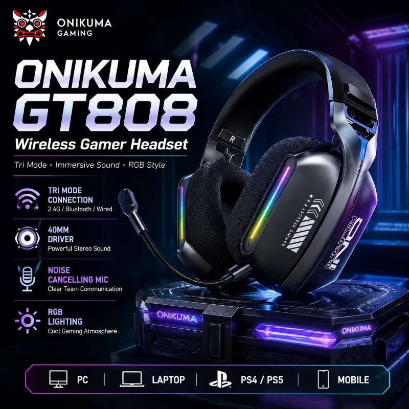 Fone de ouvido sem fio para jo - Gaming Headset With Mic Rgb avaliação e preço