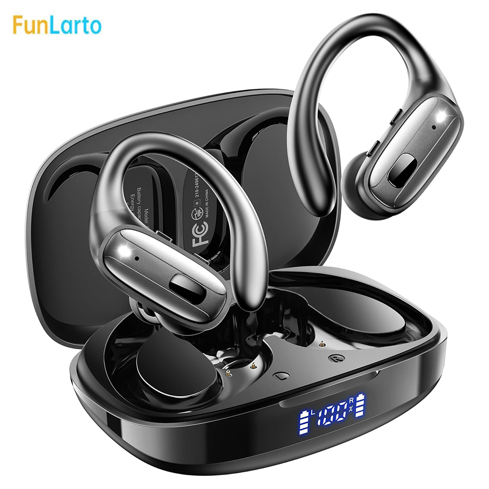 Esportes bluetooth 5.3 fones d - Open Ear Air Conduction Headphones avaliação e preço