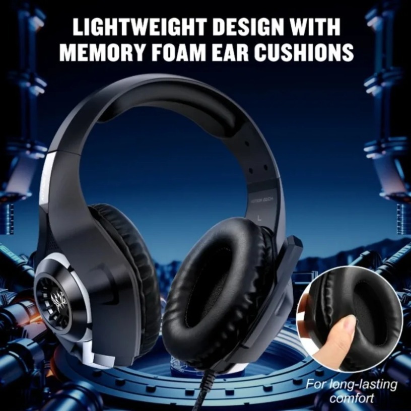 Fones de Ouvido para Jogos com - Gaming Headset With Mic Rgb avaliação e preço