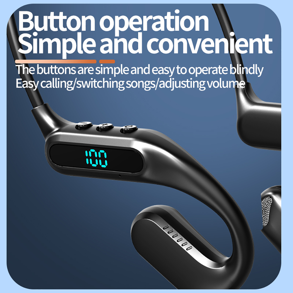 Fones de Ouvido Bluetooth 6.0  - Bone Conduction Running Headphones avaliação e preço