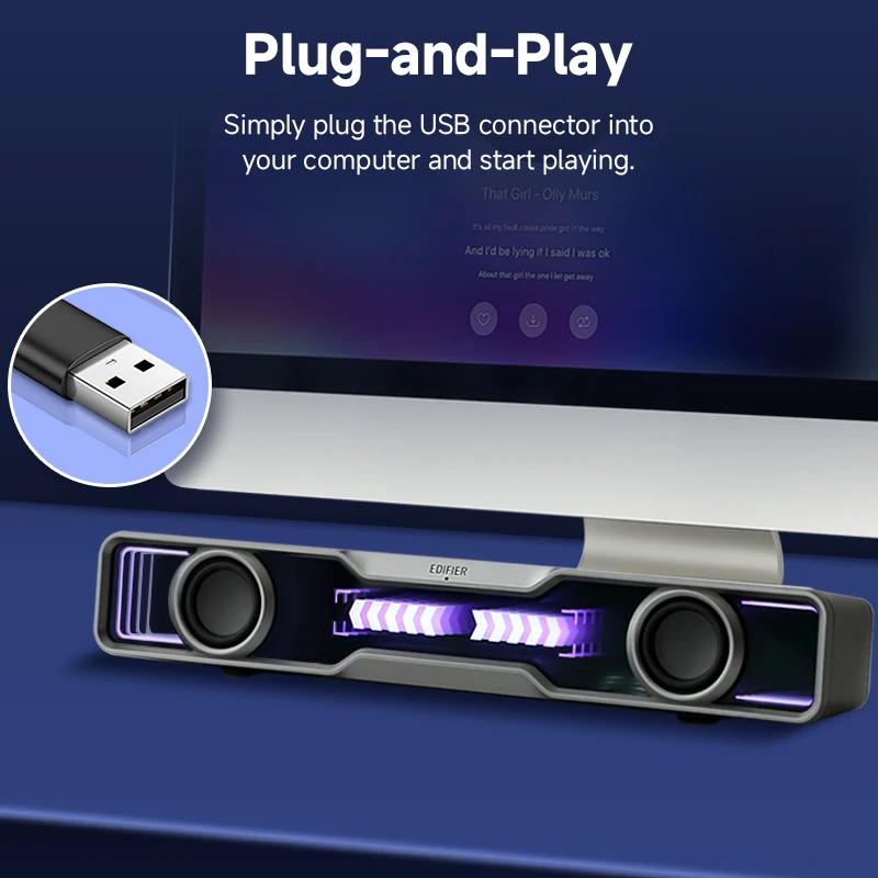 Caixas de Som para Computador  - Rgb Computer Soundbar For Pc avaliação e preço