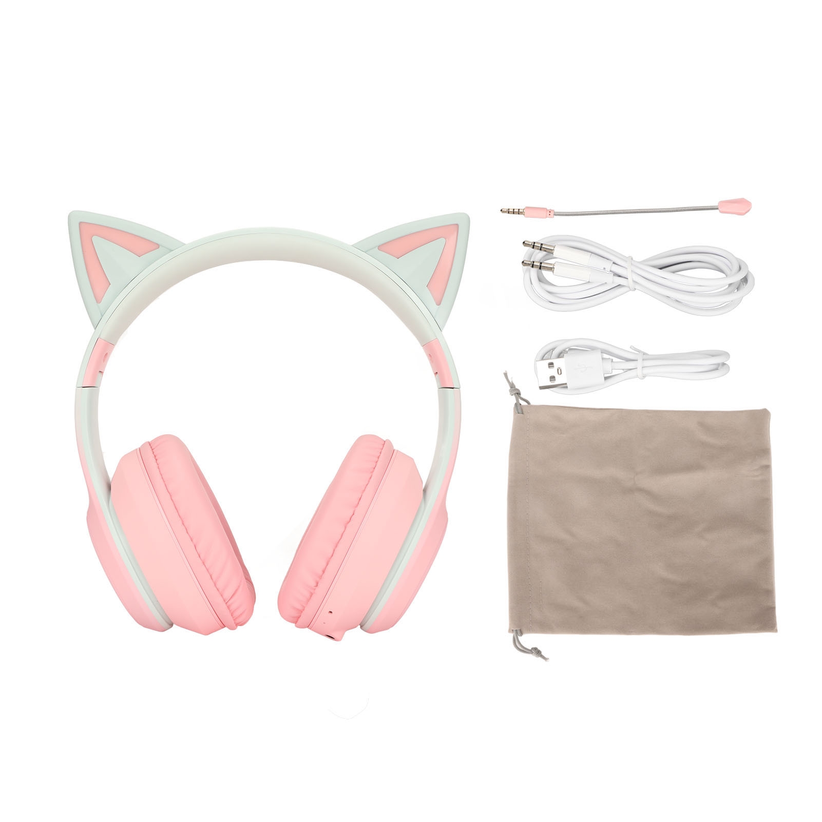 Fones de Ouvido Bluetooth para - Cat Ear Bluetooth Headset Led avaliação e preço