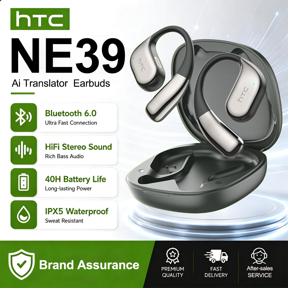 Fone de Ouvido Sem Fio HTC NE3 - Open Ear Air Conduction Headphones avaliação e preço