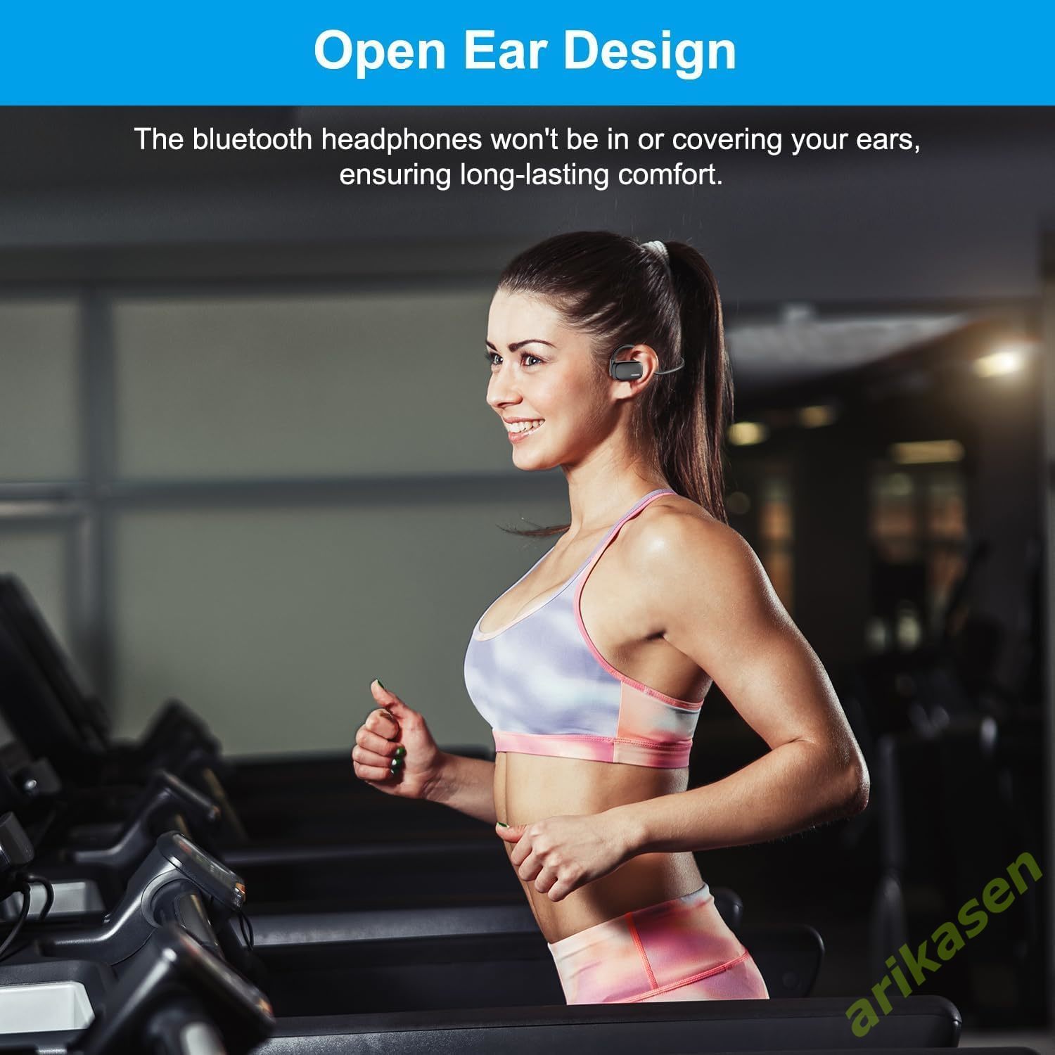 Fones de ouvido bluetooth com  - Open Ear Air Conduction Headphones avaliação e preço